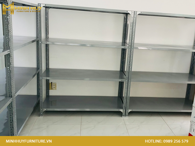 Cách lắp kệ sắt 4 tầng